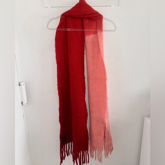 Isabel Marant Firna fringed ombré alpaca-blend scarf - Picture 7 of 8